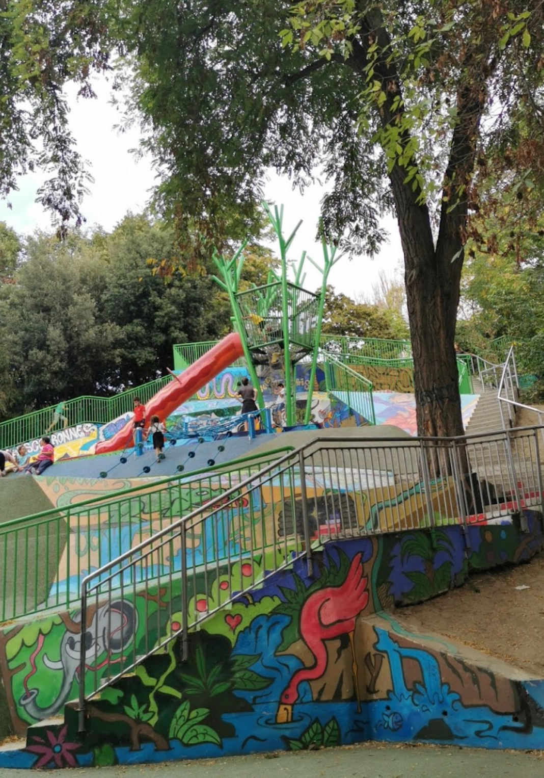 Playground in Parc de Belleville