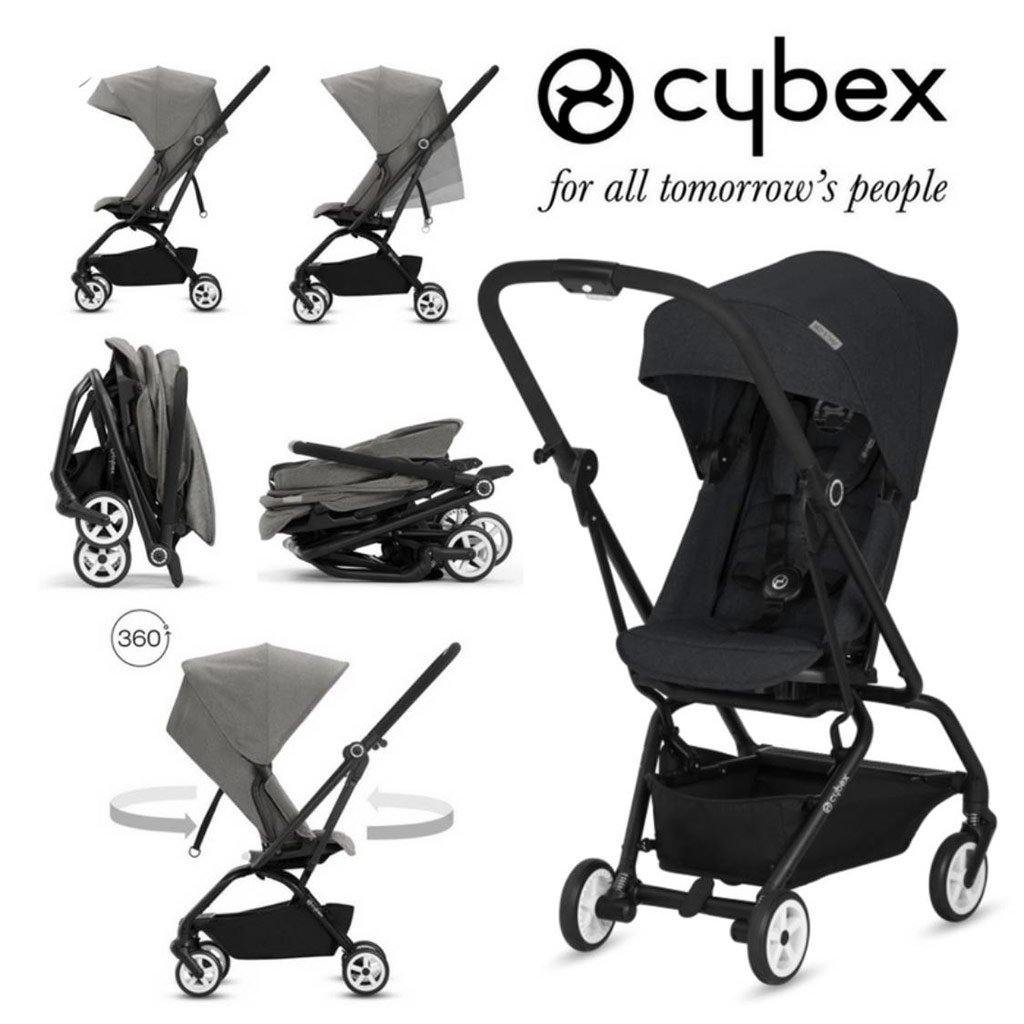 Cybex Poussette Compacte et Rotative Eezy S Twist+2 avec adapt  pockit+allcity - Cybex